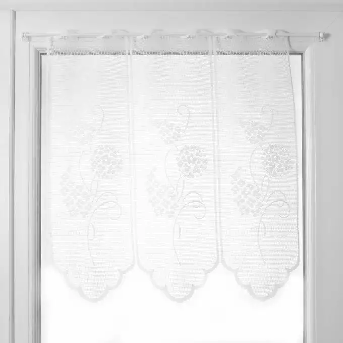 Tendina mantovana traforata ortensia 60 cm