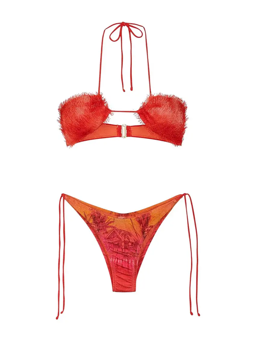 F**K Women's Swimsuit FK25-0742X17 ORANGE