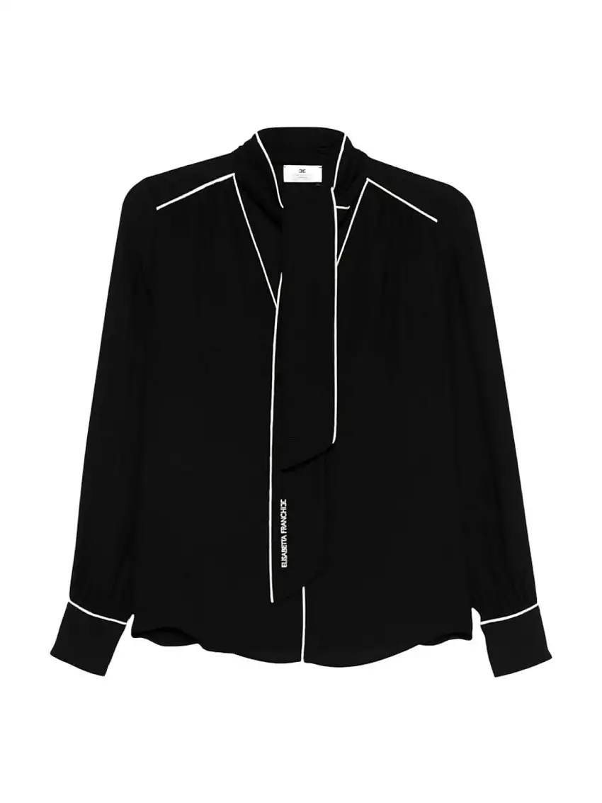 ELISABETTA FRANCHI Women's Shirt CA10451E2-685 Black