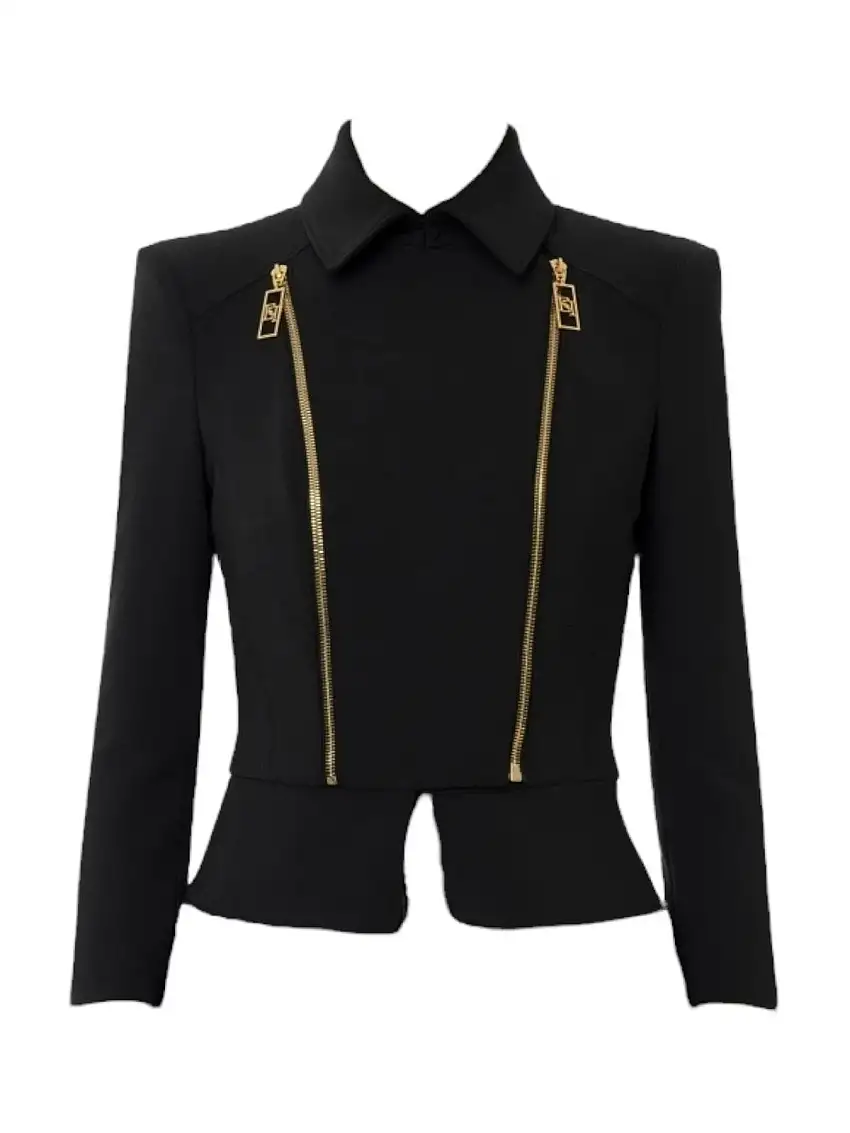 ELISABETTA FRANCHI Women's Jacket GI10046E2 110 Black