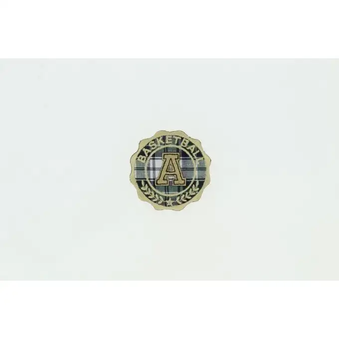 Scudetto termoadesivo basket A
