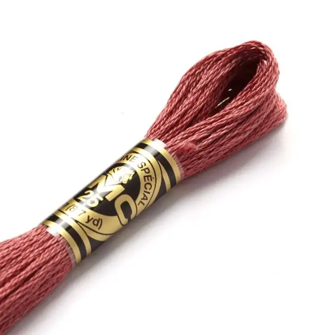 Filo mouliné da ricamo - Tonalità rosa-viola - COL 3722