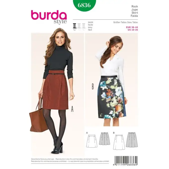 Modello gonna - Burda n6836