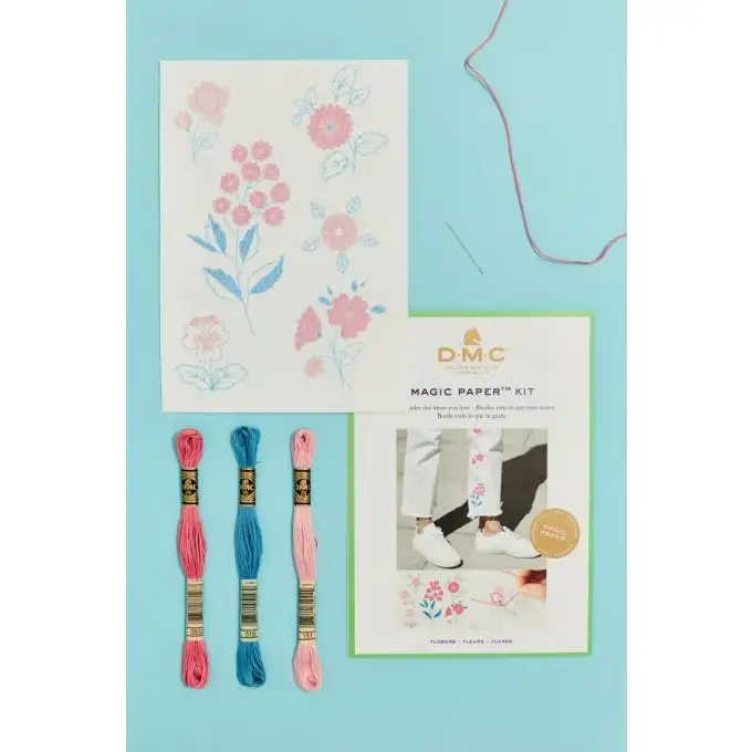 Kit ricamo punto croce fai da te - Fiore