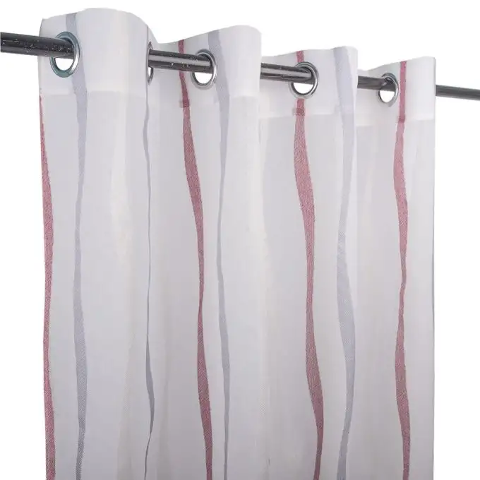 Voile a righe bordeaux