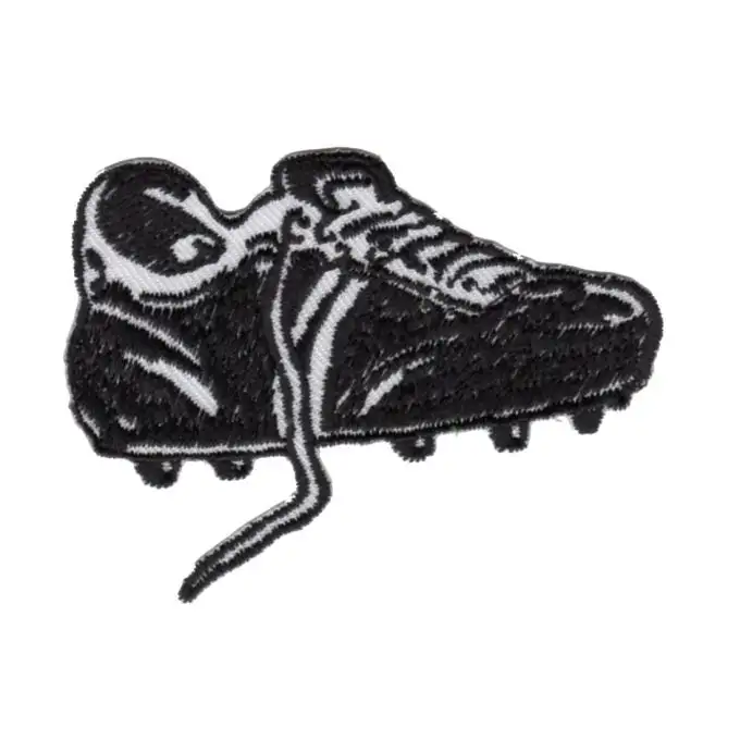 Scudetto scarpa da calcio nera