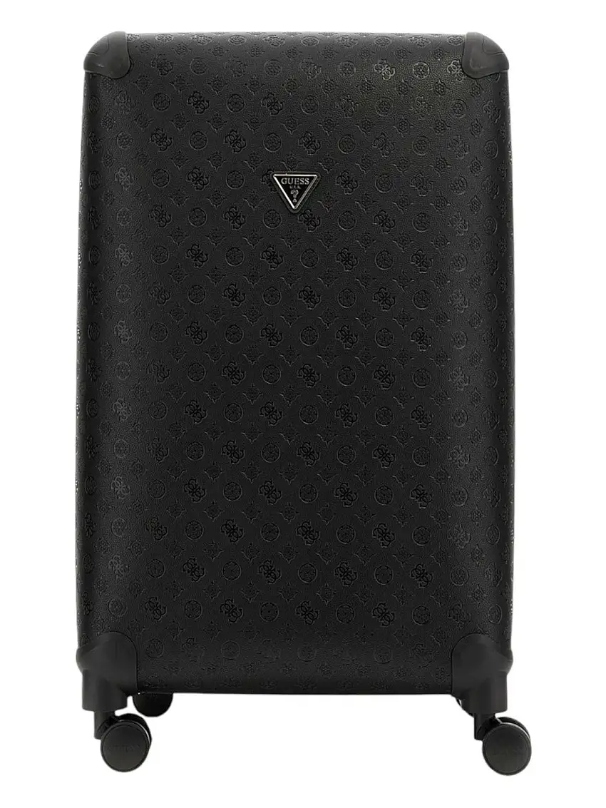 GUESS Women's Suitcase and Trolley WILDER 28 IN 8-WHEELER TWDP74 52988 BLA Black