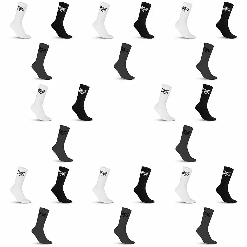 Calzini da tennis assortiti Everlast (x24)