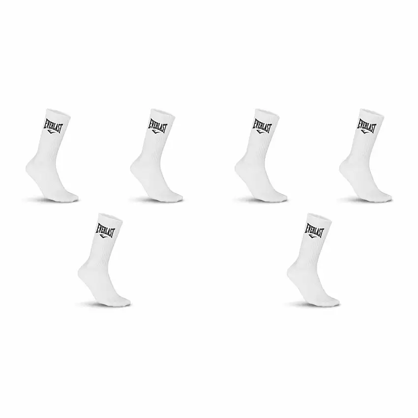 Calzini da tennis a tinta unita Everlast (x6)