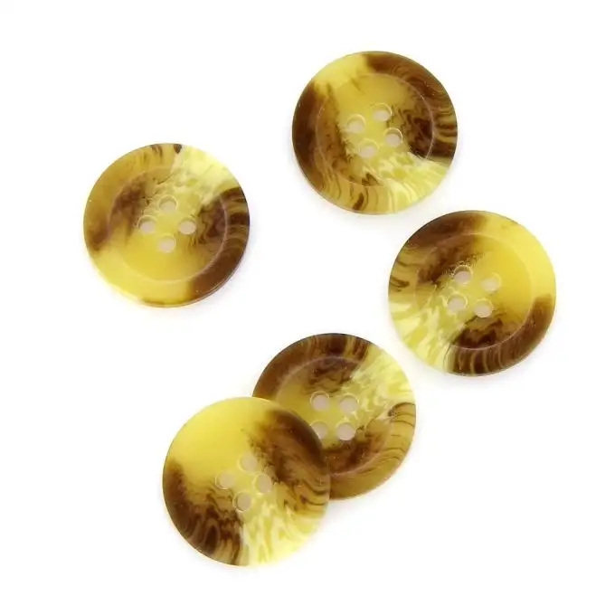 bottoni beige marmorizzato 20 mm