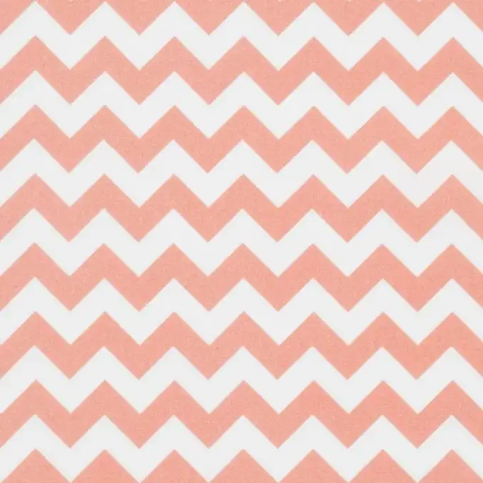 Tessuto in cotone a zigzag stile scandinavo