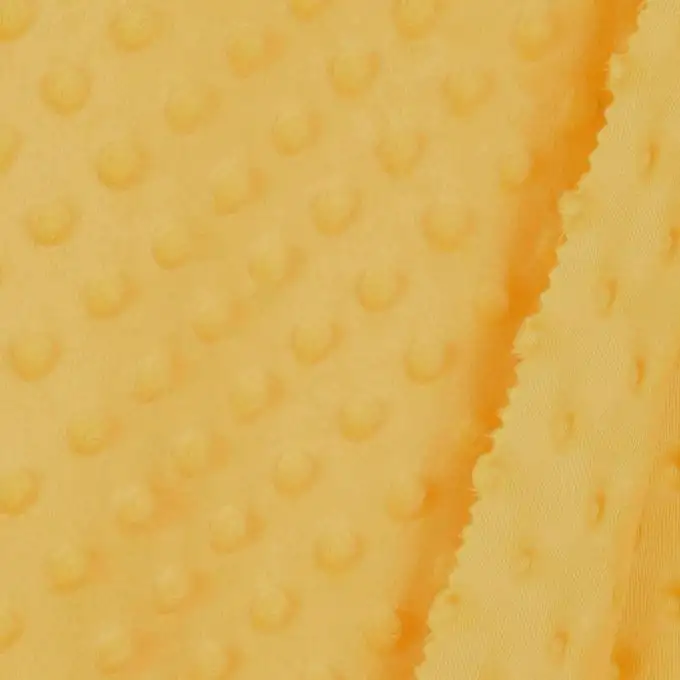 Tessuto minky giallo