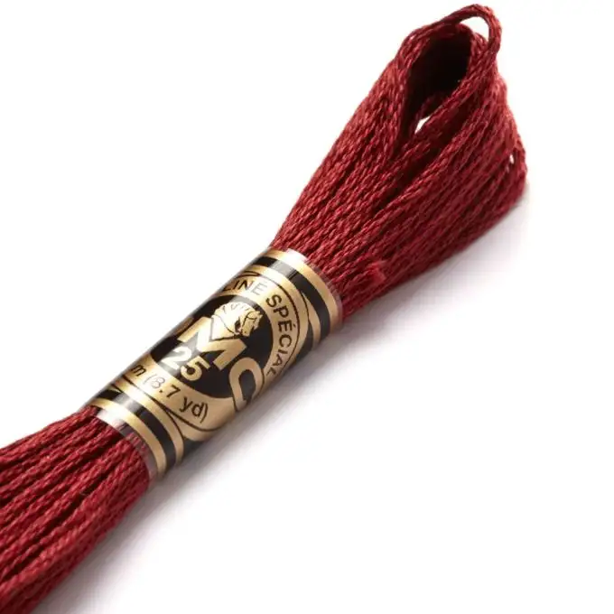 Filato mouliné per ricamo - Toni rossi - COL 221