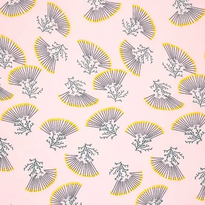 Tessuto crêpe coralli rosa