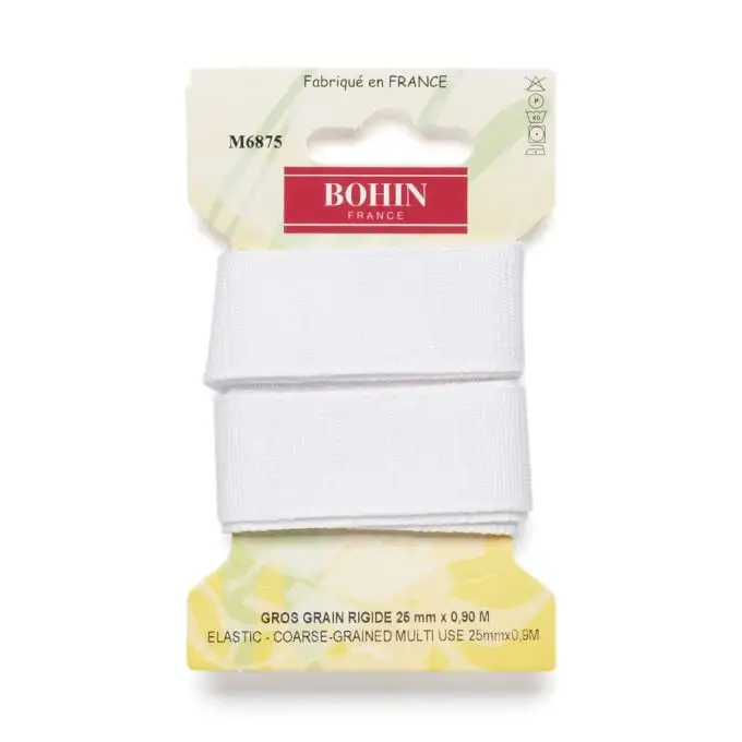 Cintura per gonna - Gros grain rigido 28 mm