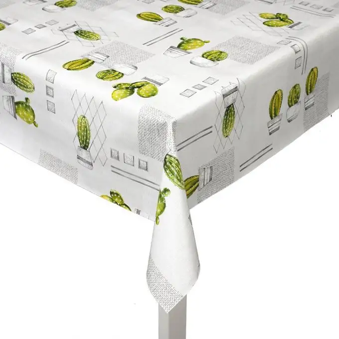 Tovaglia cerata cactus verde