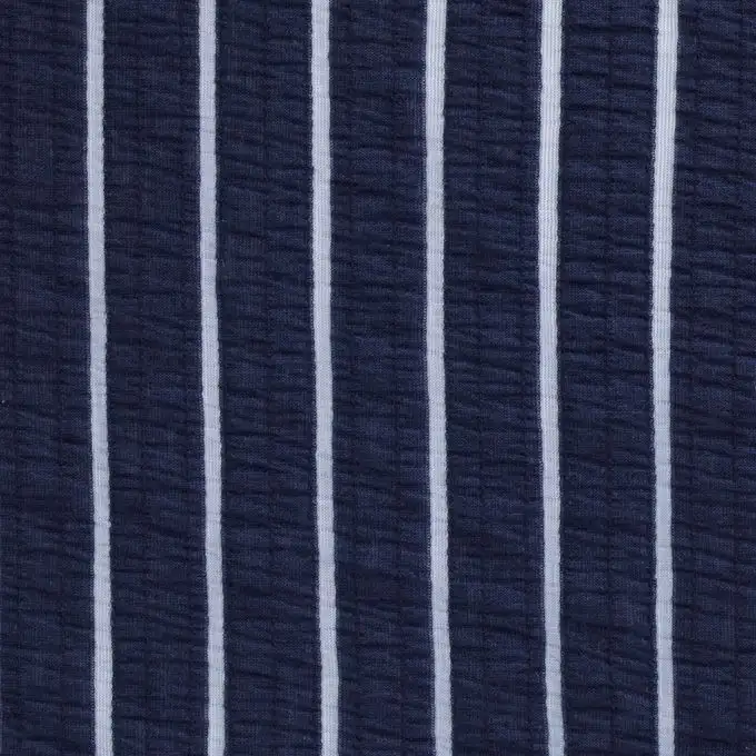 Maglia traforata righe marine
