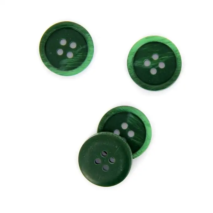 bottoni effetto marmo verde 20 mm