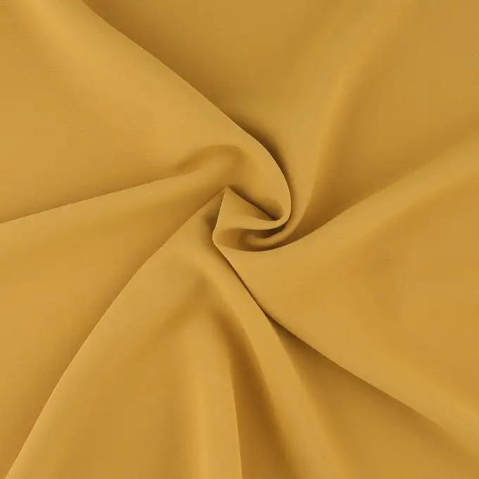 Tessuto crêpe giallo