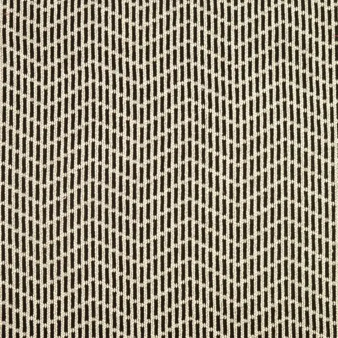 Tessuto jacquard righe bianche e nere