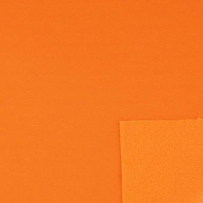 Tessuto pile stretch isolante arancione
