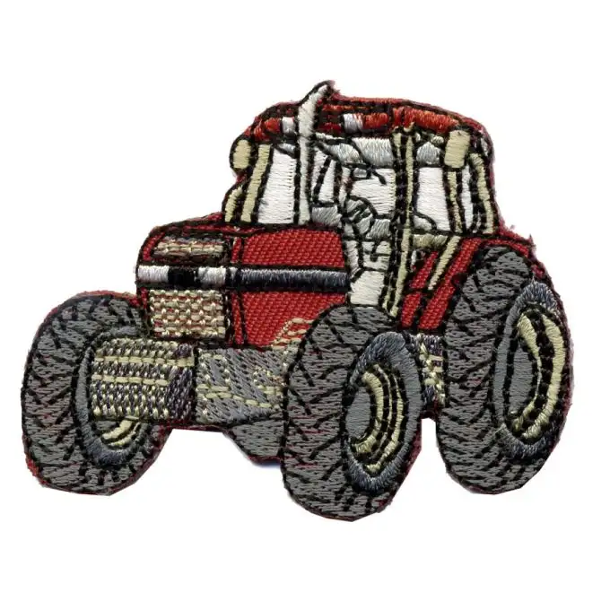 Ecusson trattore rosso