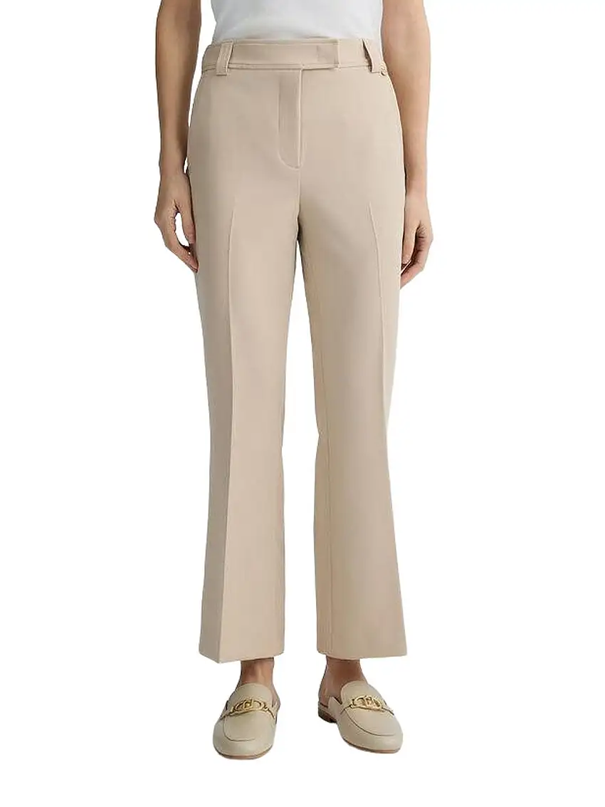 Liu Jo Women's Trousers - Beige cropped trousers - Beige