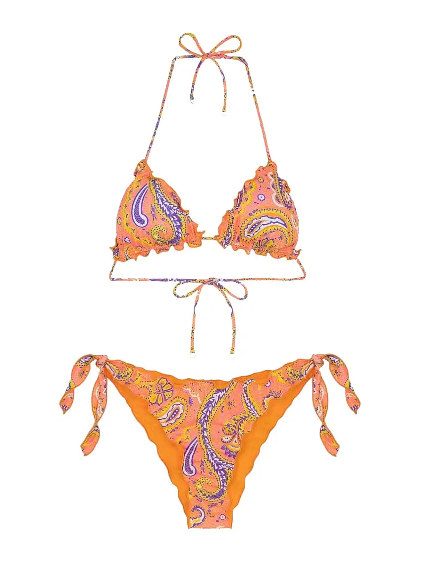 F**K Women's Swimsuit FK24-1340X11 Orange