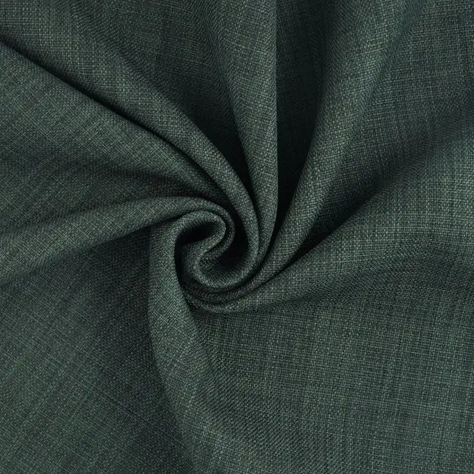 Tessuto tovagliato Linoso grande larghezza verde abete