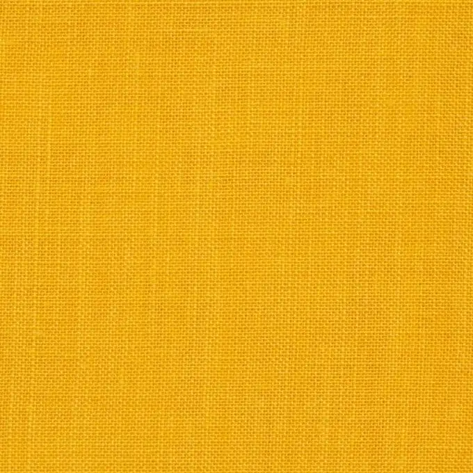 Tessuto di lino ricamabile 45x40cm - Giallo senape