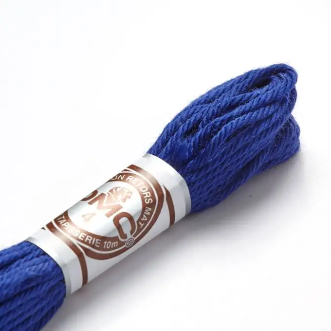 Filo da ricamo ritorto opaco blu - COL 2820