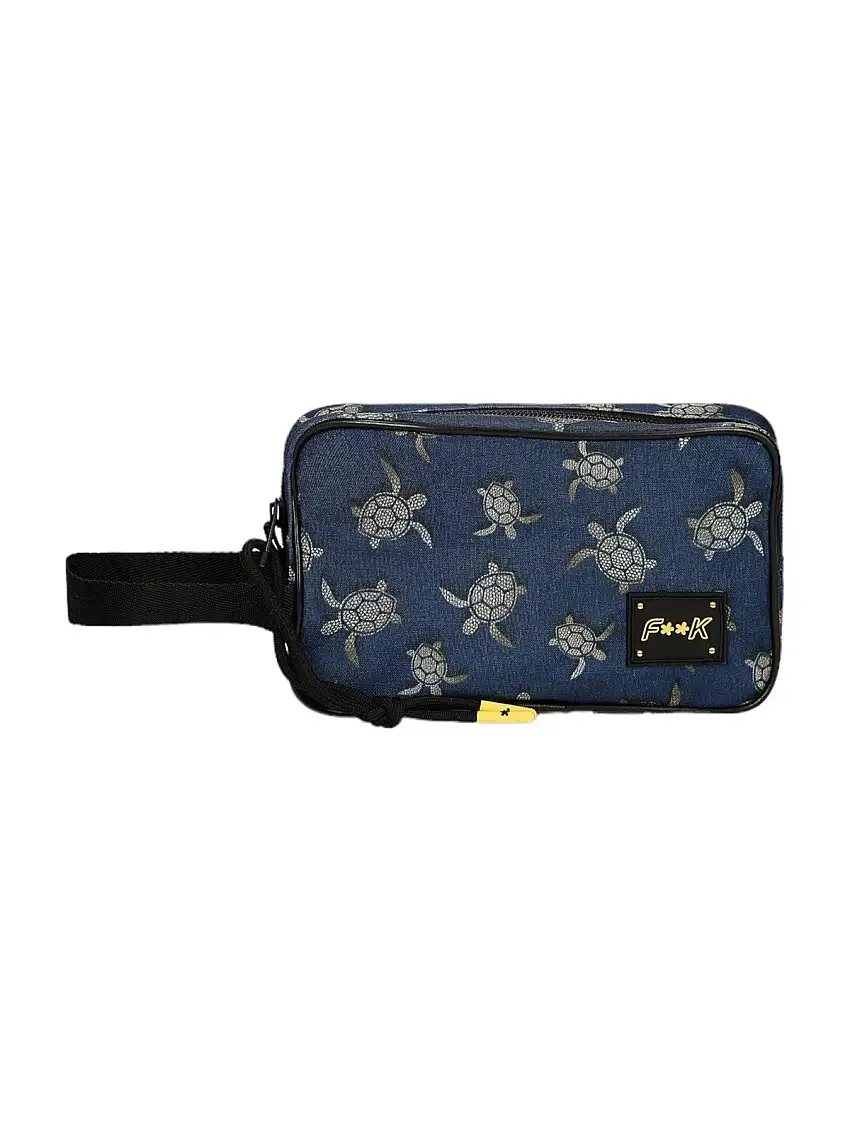 F**K Men's Clutch Bag FK24-A206X10 Blue