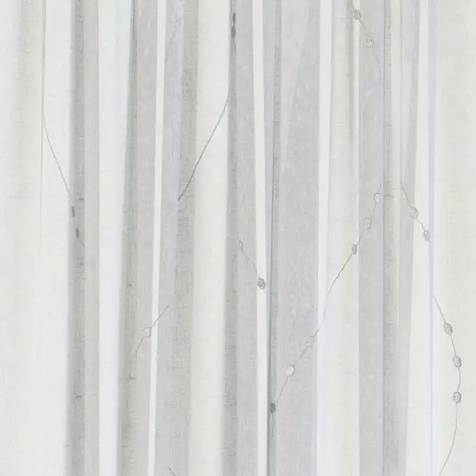 Tendaggio ricamato ondulazione