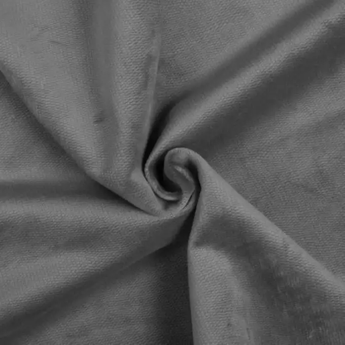 Tessuto velluto Decker grigio