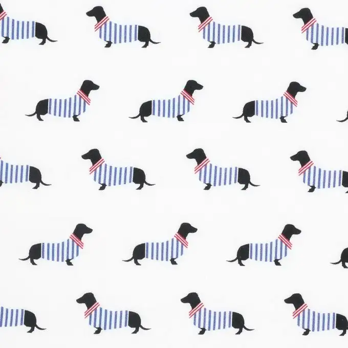 Tessuto voile viscosa cani