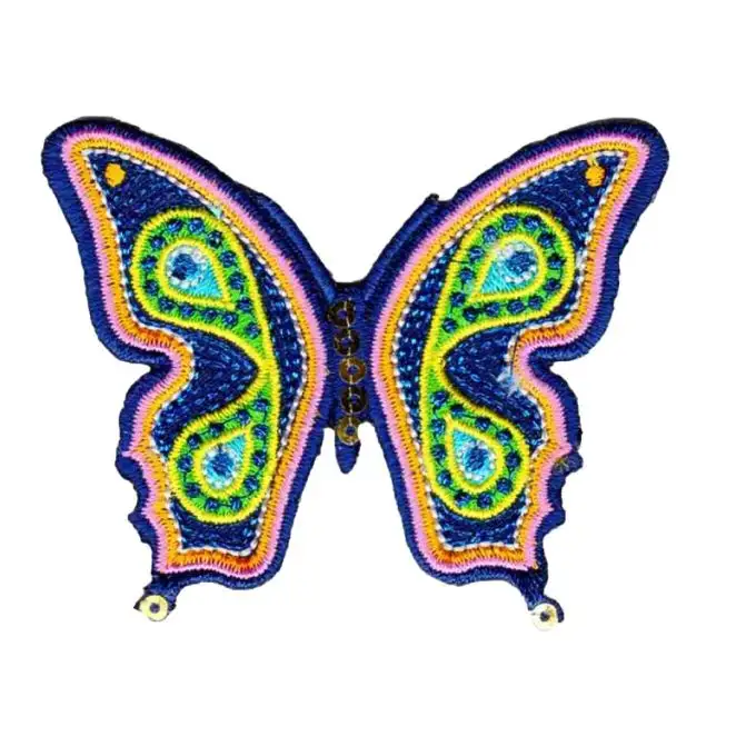 Scudetto farfalla blu