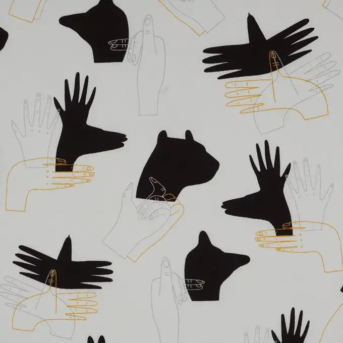 Tessuto popeline cotone grezzo mani