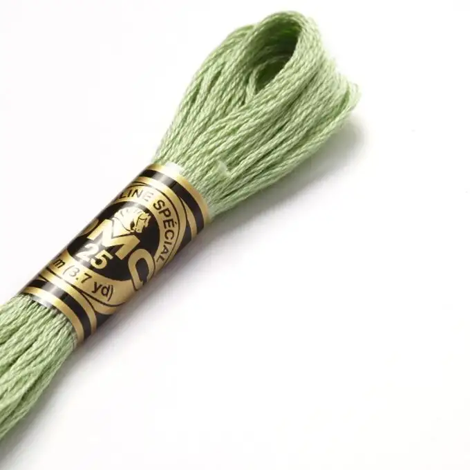 Filo mouliné da ricamo - Toni verdi - COL 164