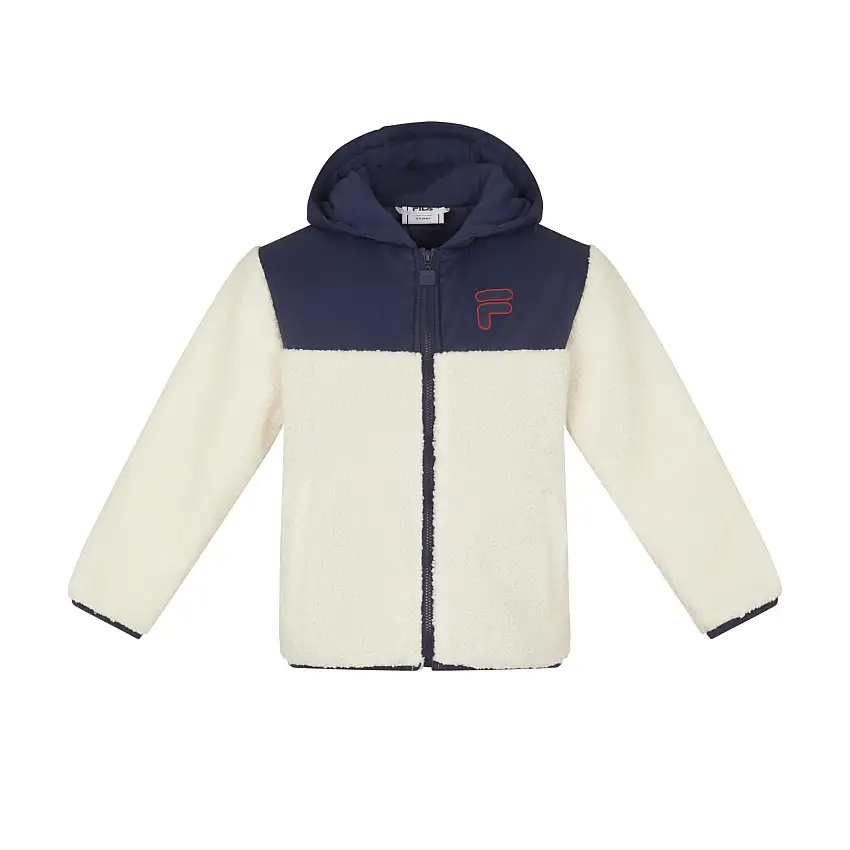 Bambino in pile sherpa Fila Bordeaux