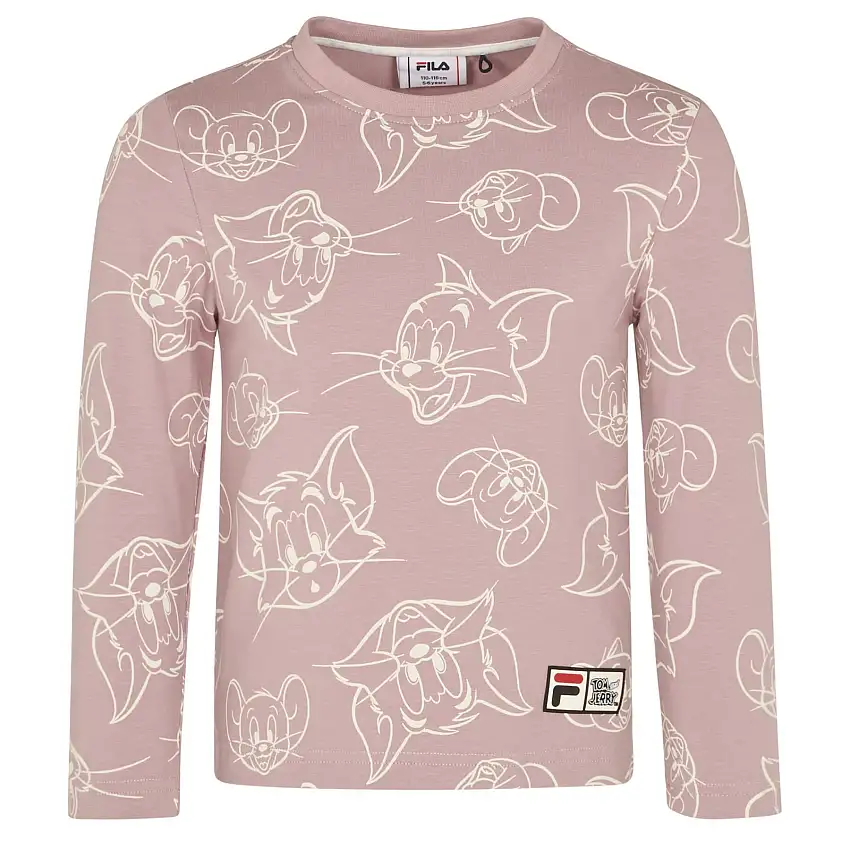 Maglietta stampata a maniche lunghe per bambini Fila Topeka