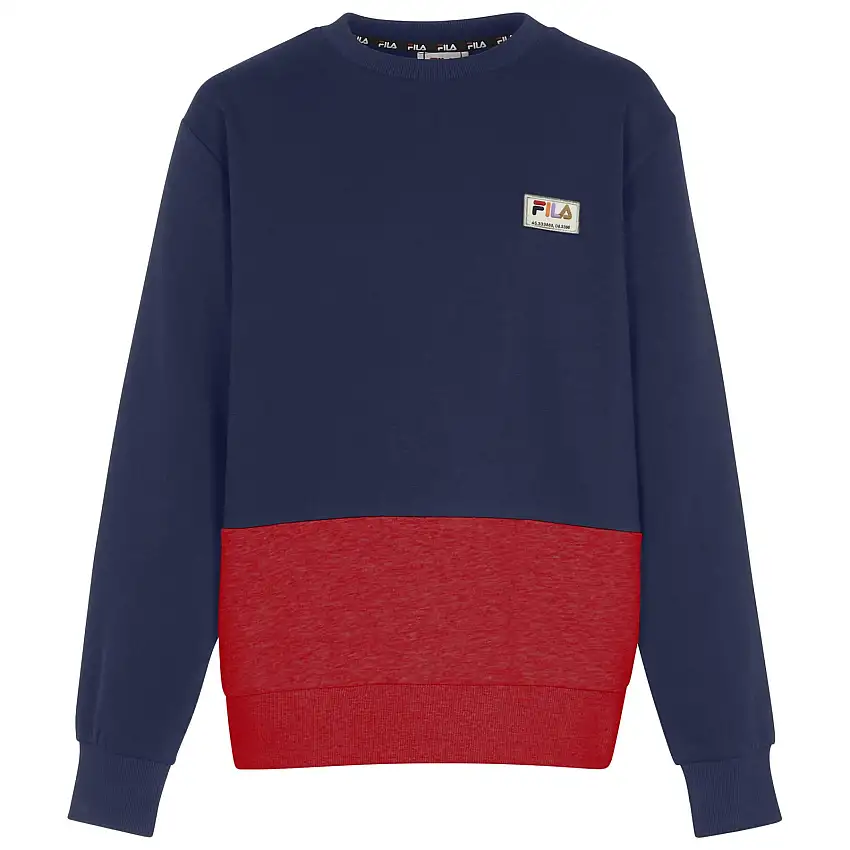 Felpa girocollo bloccata da bambino Fila Brussel
