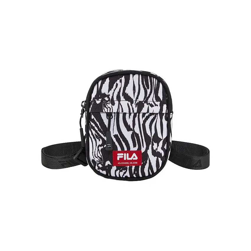Borsa a tracolla con stampa animalier Fila Bilbao Aop Badge Berlin