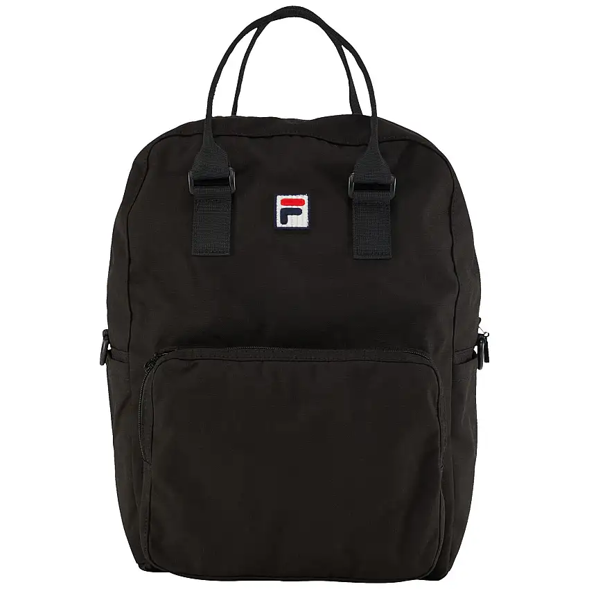 Zaino medio convertibile in tela Fila Betim Bianco