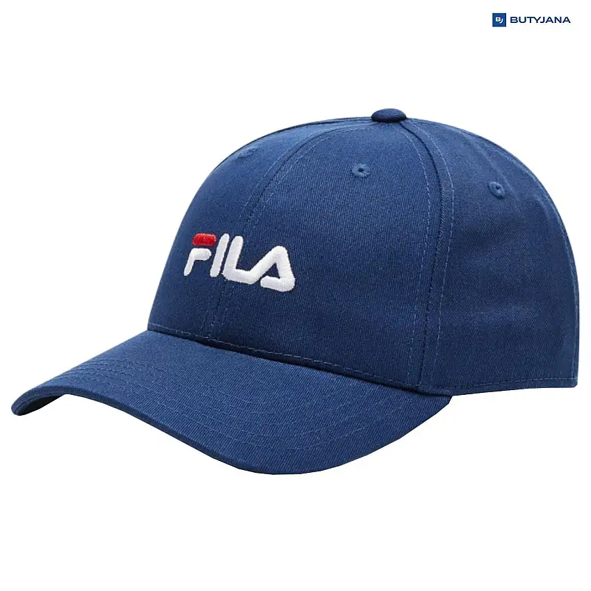 Cappellino con logo lineare Fila Brasov 6 Panel