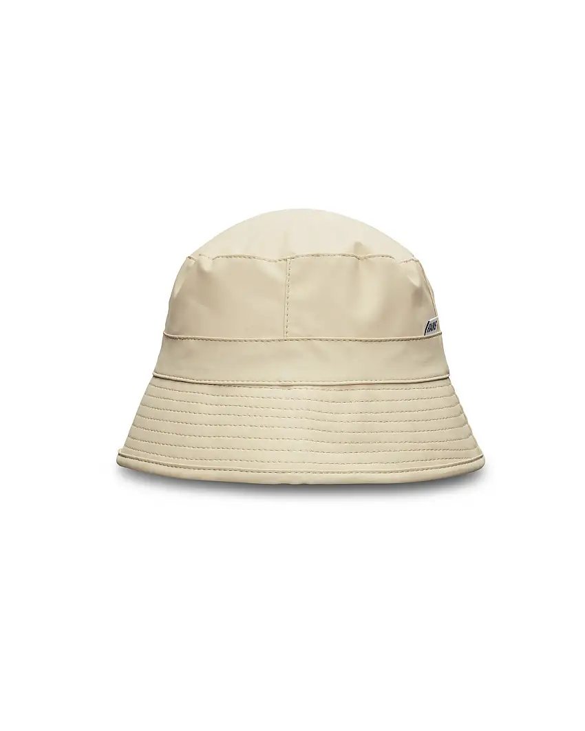 Cappello a pescatore da pioggia Bucket hat beige chiaro