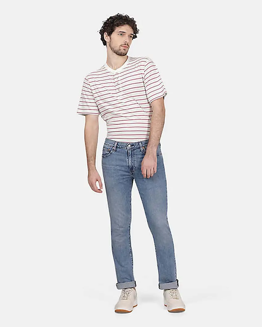 Jeans 511 slim lavaggio chiaro super stone washed