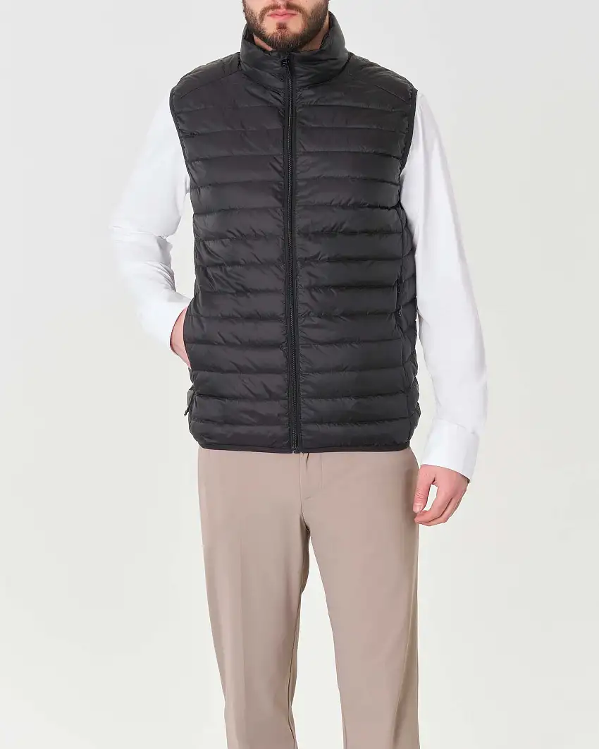 Piumino gilet Pellizzari 100 grammi nero