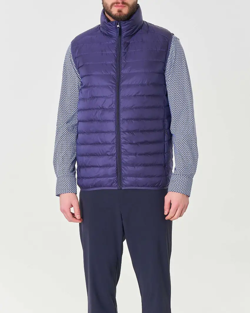 Piumino gilet Pellizzari 100 grammi blu indaco