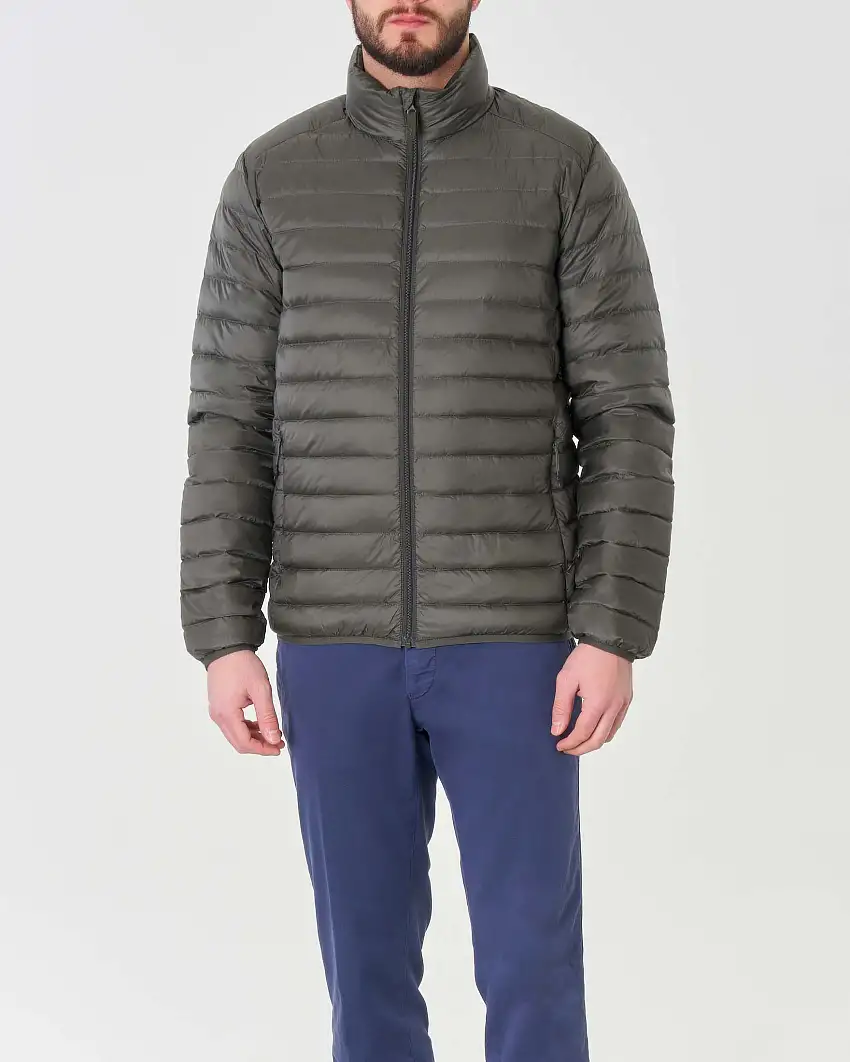 Piumino 100 grammi Pellizzari verde militare senza cappuccio