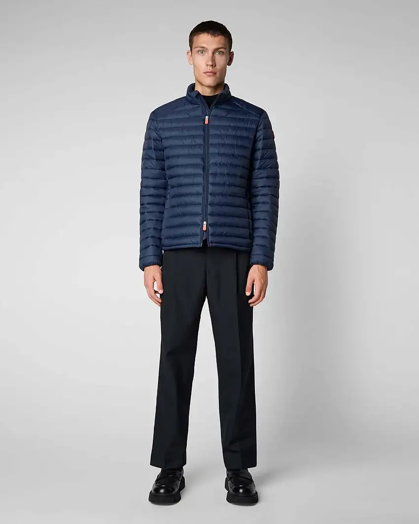 Piumino Alexander blu navy senza cappuccio imbottito Plumtech®